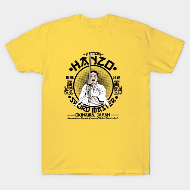 Hattori Hanzo Sword Master T-Shirt by carloj1956